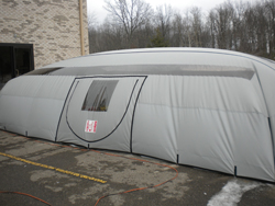 custom inflatable work dome